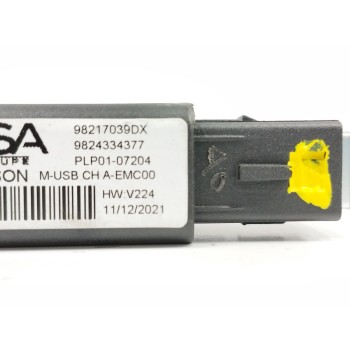 Recambio de modulo electronico para opel mokka 1.2 gs line [1,2 ltr. - 96 kw] referencia OEM IAM 98217039DX PUERTO USB 