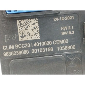 Recambio de modulo electronico para opel mokka 1.2 gs line [1,2 ltr. - 96 kw] referencia OEM IAM 9836236080  