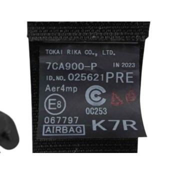 Recambio de cinturon seguridad delantero derecho para toyota bz4x (_eam1_) ev (xeam10) referencia OEM IAM 7CA900P  