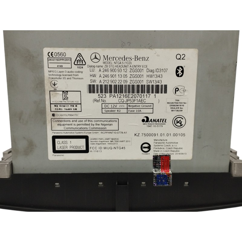 SISTEMA AUDIO / RADIO CD