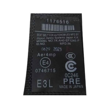 Recambio de cinturon seguridad trasero izquierdo para toyota bz4x (_eam1_) ev (xeam10) referencia OEM IAM TKAH0EF1245P  