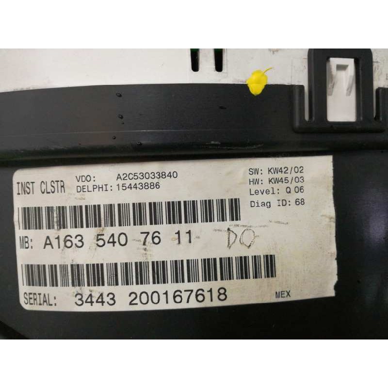 CUADRO INSTRUMENTOS A2C53033840