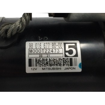 Recambio de motor arranque para citroën c4 picasso 1.6 blue-hdi fap referencia OEM IAM 9801667780 M000T22473 