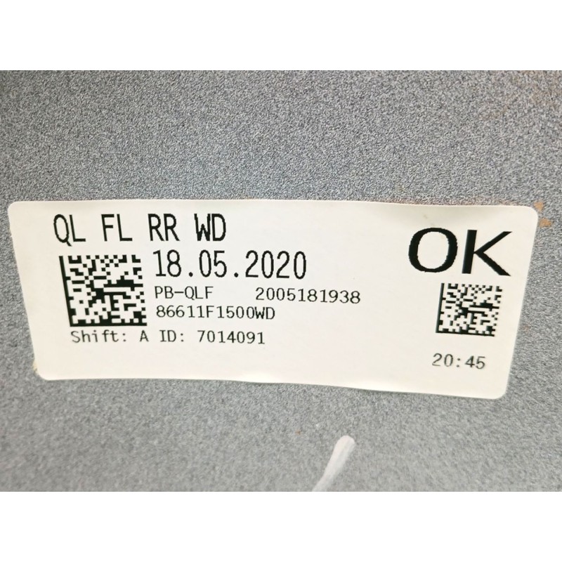 PARAGOLPES TRASERO 86612F1500