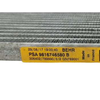 Recambio de condensador / radiador aire acondicionado para citroën c4 picasso 1.6 blue-hdi fap referencia OEM IAM 9816746580  