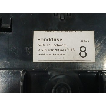 Recambio de rejilla aireadora para mercedes-benz clase c coupé (cl203) c 180 kompressor (203.746) referencia OEM IAM A2038303854