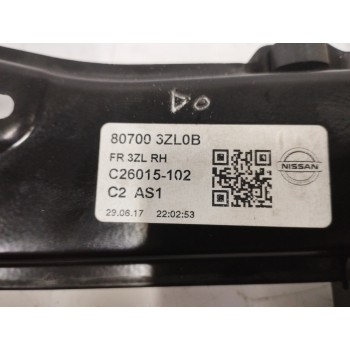 Recambio de elevalunas delantero derecho para nissan pulsar (c13) 1.5 turbodiesel cat referencia OEM IAM 807003ZL0B  