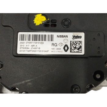 Recambio de alternador para nissan qashqai iii (j12) 1.3 dig-t referencia OEM IAM 2310A1749R 240A IST50S064