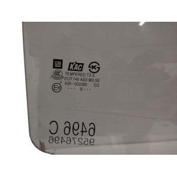 Recambio de luna trasera derecha para chevrolet trax 1.7 diesel cat referencia OEM IAM 95276496  