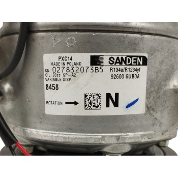 Recambio de compresor aire acondicionado para nissan qashqai iii (j12) 1.3 dig-t referencia OEM IAM 926006UB0A 8458 PXC14