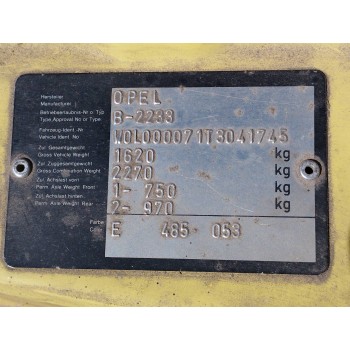 Recambio de carroceria corte para opel combo (corsa b) 1.7 diesel referencia OEM IAM   