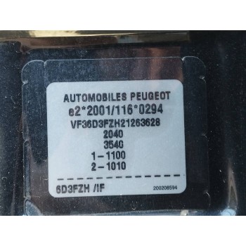 Recambio de carroceria corte para peugeot 407 2.2 referencia OEM IAM   