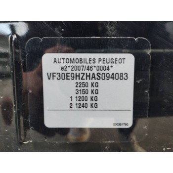 Recambio de carroceria corte para peugeot 5008 1.6 hdi fap cat (9hz / dv6ted4) referencia OEM IAM   