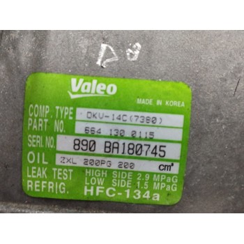 Recambio de compresor aire acondicionado para ssangyong kyron 2.0 referencia OEM IAM 6641300115  