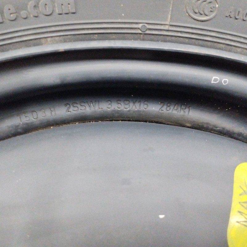 NEUMATICO REPUESTO 3 5BX16 ET32 5H 5X108