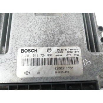 Recambio de centralita motor uce para renault espace iv (jk0) dci turbodiesel referencia OEM IAM 8200311550 0281011724 