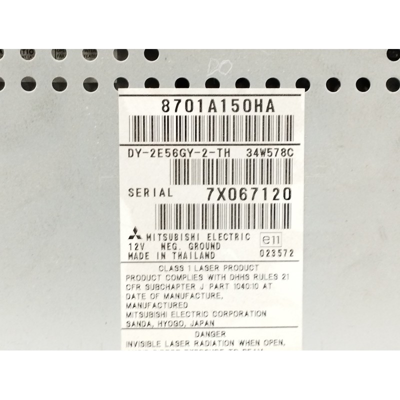 SISTEMA AUDIO / RADIO CD