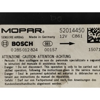 Recambio de centralita airbag para fiat doblo ii (152) 1.6 jtdm 16v referencia OEM IAM 52014450 0285012824 
