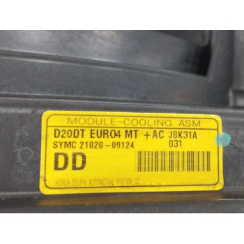 Recambio de electroventilador para ssangyong kyron 2.0 referencia OEM IAM 2102009124 2132009051 