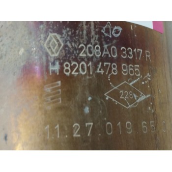 Recambio de filtro de particulas para renault kangoo 1.5 dci diesel fap referencia OEM IAM 208A03317R H8201478965 