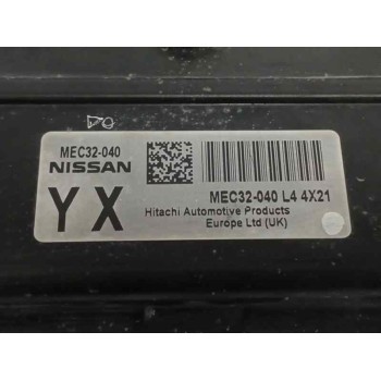 Recambio de centralita motor uce para nissan micra (k12e) 1.2 cat referencia OEM IAM MEC32040  
