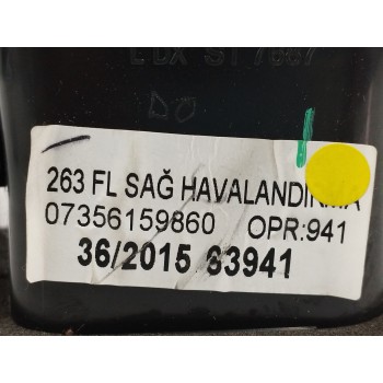 Recambio de rejilla aireadora para fiat doblo ii (152) 1.6 jtdm 16v referencia OEM IAM 07356159860 LADO DERECHO 