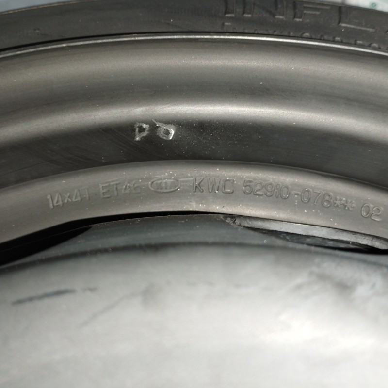 NEUMATICO REPUESTO 14X4T ET46 4H 4X100 5