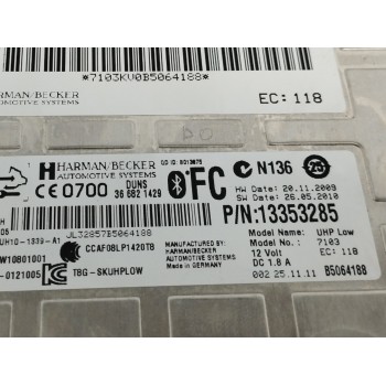 Recambio de modulo electronico para opel meriva b 1.7 16v cdti referencia OEM IAM 13353285  