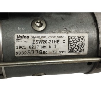 Recambio de motor arranque para peugeot partner k9 1.5 blue hdi 100 referencia OEM IAM 9832577880  