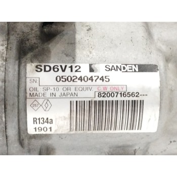 Recambio de compresor aire acondicionado para renault kangoo (f/kc0) 1.5 dci diesel referencia OEM IAM   
