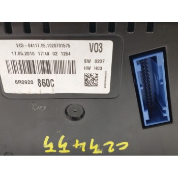 Recambio de cuadro instrumentos para volkswagen polo (6r1) 1.4 fsi referencia OEM IAM 6R0920860C A2C53376825 