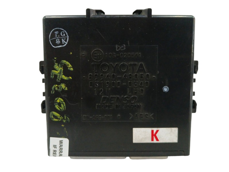 Recambio de modulo electronico para lexus rx 400h referencia OEM IAM 8994048050 Recambio de modulo electronico para lexus rx 400h referencia OEM IAM 8994048050