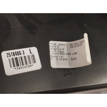 Recambio de guantera para opel astra k lim. 5türig 1.6 cdti dpf referencia OEM IAM 39203527  