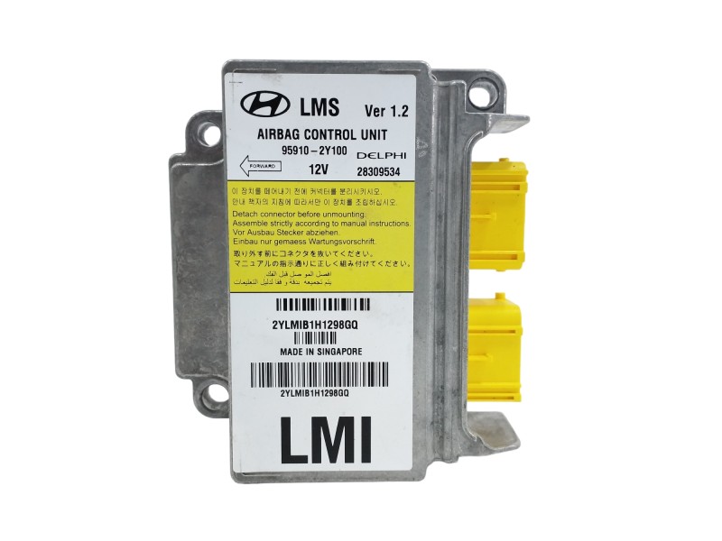 Recambio de centralita airbag para hyundai ix35 2.0 crdi cat referencia OEM IAM 959102Y100 28309534 Recambio de centralita airbag para hyundai ix35 2.0 crdi cat referencia OEM IAM 959102Y100 28309534