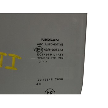 Recambio de luna trasera izquierda para nissan pulsar (c13) 1.2 16v cat referencia OEM IAM   