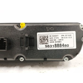 Recambio de mando climatizador para opel mokka 1.2 (76) referencia OEM IAM 9831888480  