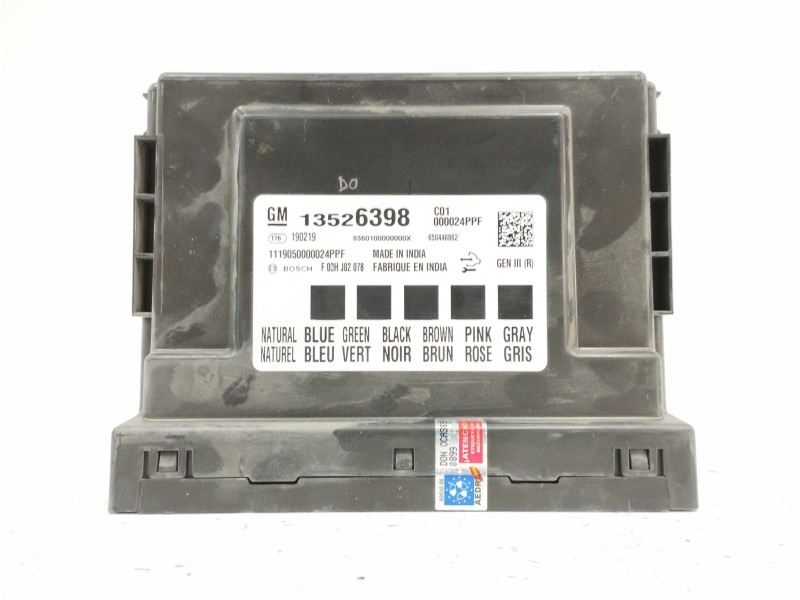 Recambio de modulo electronico para opel astra k lim. 5türig 1.6 cdti dpf referencia OEM IAM 13526398 F00HJ02078 