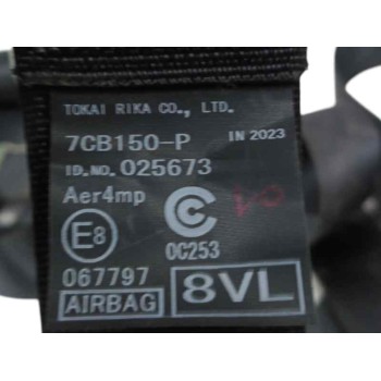 Recambio de cinturon seguridad delantero izquierdo para toyota bz4x (_eam1_) ev (xeam10) referencia OEM IAM 7CA900P  