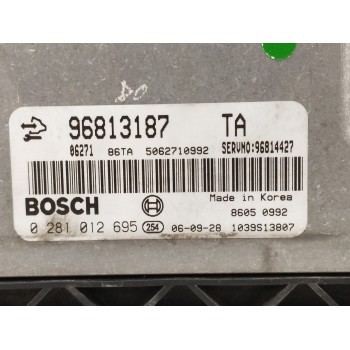 Recambio de centralita motor uce para chevrolet captiva 2.0 diesel cat referencia OEM IAM 96813187 0281012695 