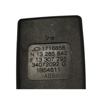 Recambio de enganche cinturon izquierdo para opel meriva b 1.7 16v cdti referencia OEM IAM 13285842 TRASERO 