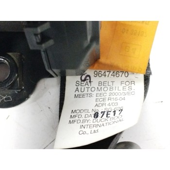 Recambio de cinturon seguridad delantero derecho para opel antara 2.0 cdti cat (z 20 dmh / llw) referencia OEM IAM 96474670  