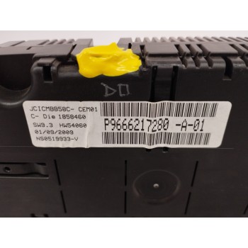 Recambio de cuadro instrumentos para citroën c4 grand picasso 1.6 16v hdi fap referencia OEM IAM P9666217280  