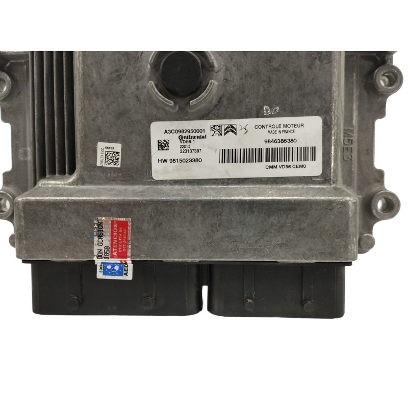 CENTRALITA MOTOR UCE 9815023380 A2C0982950001