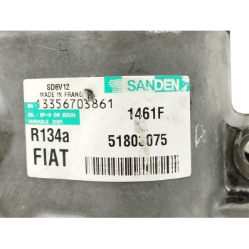 Recambio de compresor aire acondicionado para fiat grande punto (199) 1.3 16v jtd cat referencia OEM IAM 51803075  