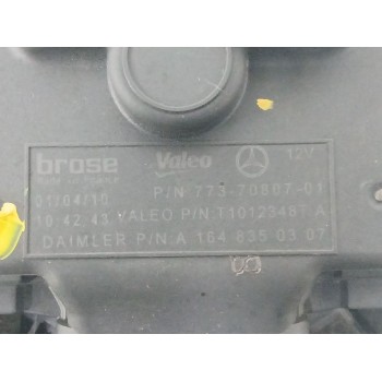 Recambio de motor calefaccion para mercedes-benz clase m (w164) 3.0 cdi cat referencia OEM IAM A1648350307 7737080701 