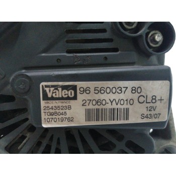 Recambio de alternador para citroën c1 1.4 hdi cat (8ht / dv4td) referencia OEM IAM 96560037 27060YV010 