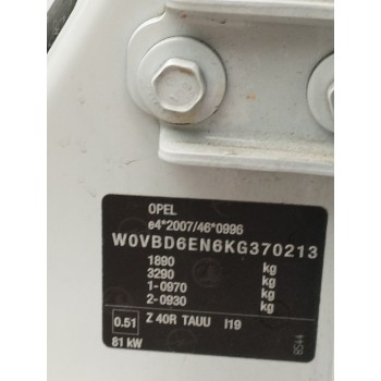 Recambio de carroceria corte para opel astra k lim. 5türig 1.6 cdti dpf referencia OEM IAM   