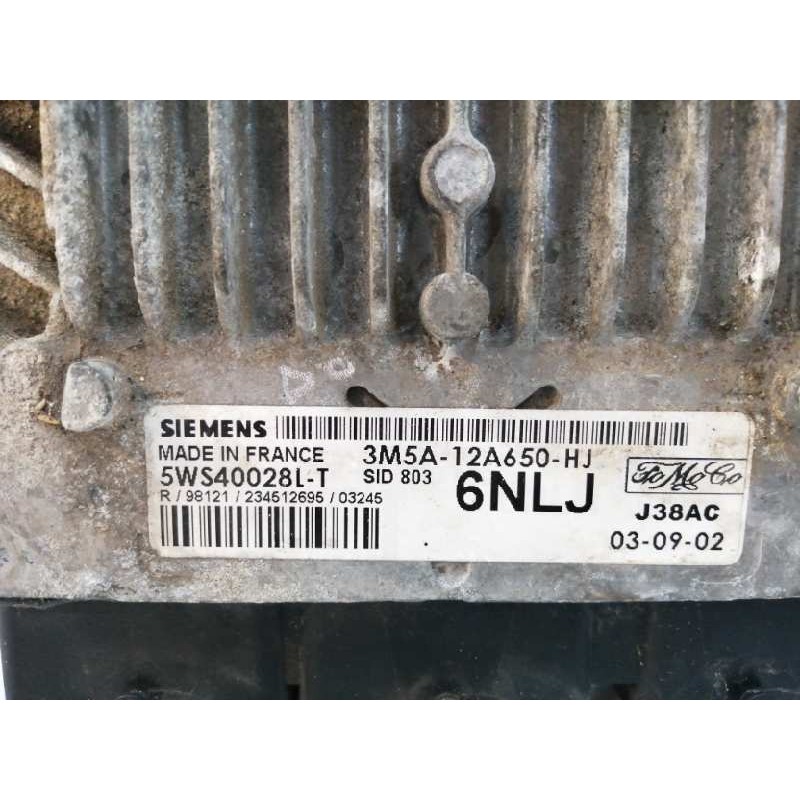 CENTRALITA MOTOR UCE VEHICULO INGLES 5WS40028LT