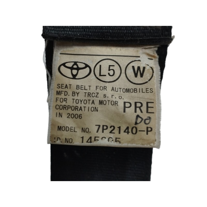 CINTURON SEGURIDAD DELANTERO IZQUIERDO