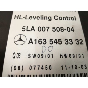 Recambio de centralita faros xenon para mercedes-benz clase m (w163) 400 cdi (163.128) referencia OEM IAM A1635453332  